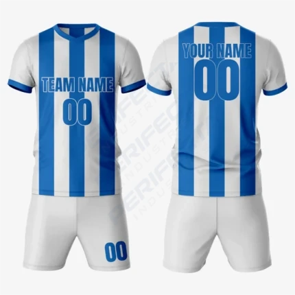 Alternative view of Comfortable White and Blue Soccer Gear for Teams