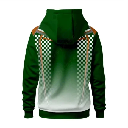 Alternative view of Basktetball Hoodie in Green RSBH-001