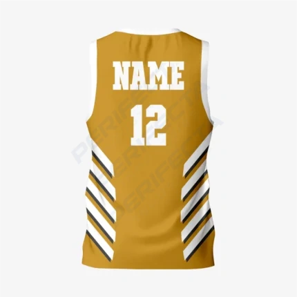 Alternative view of Custom Men's Golden Lacrosse Pinnie