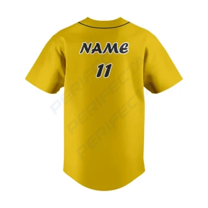 Custom full button baseball jersey Art No.84 - Image 2