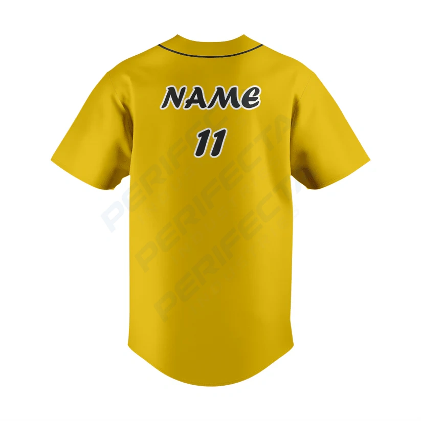 Custom full button baseball jersey Art No.84 - Image 2
