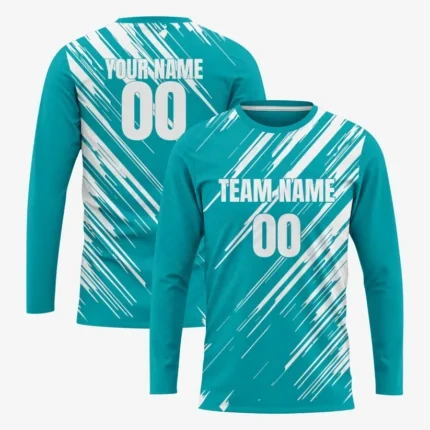 Professional Soccer Goal-Keeper Jersey in Dark Cyan - Image 3