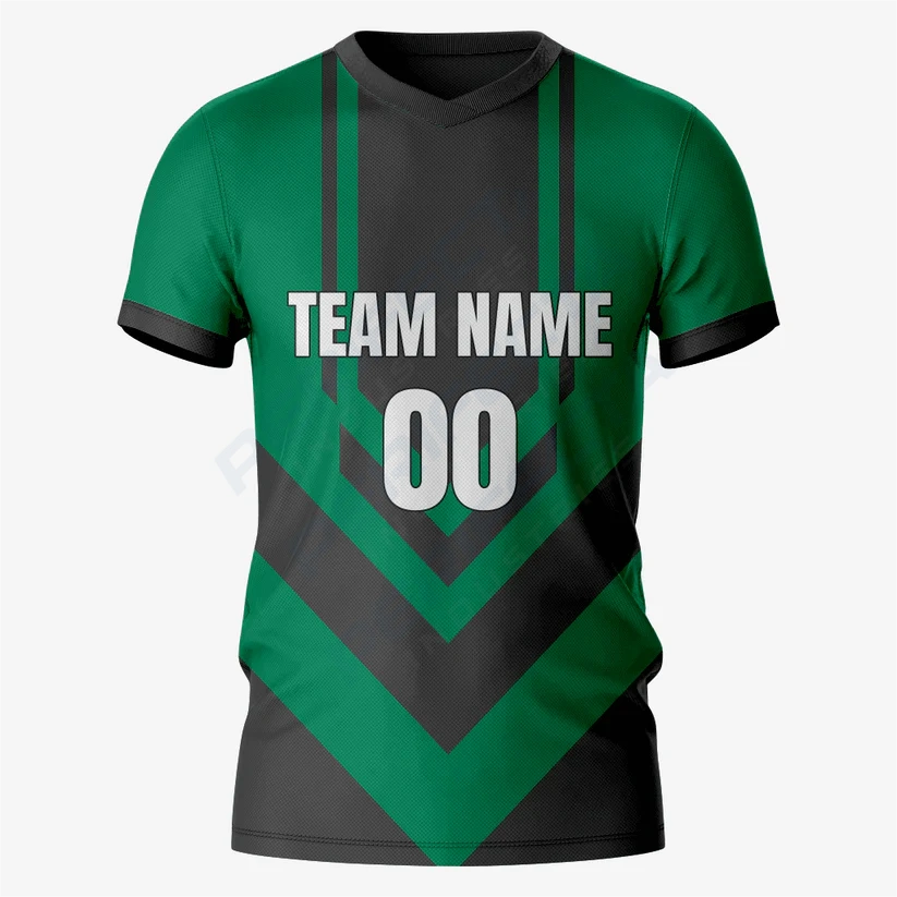 Premium Black and Dark Green Soccer Uniform Kit - Image 4