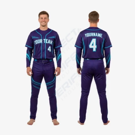 Custom BaseBall Uniform Art No.136