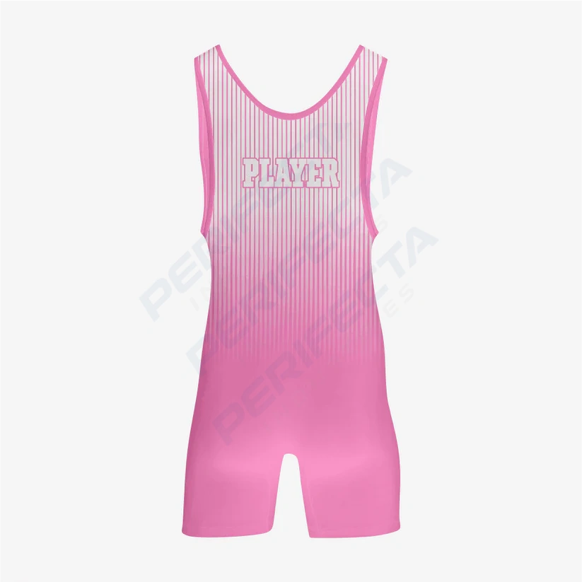 Personalized Pink Wrestling Singlet – Premium Quality - Image 2