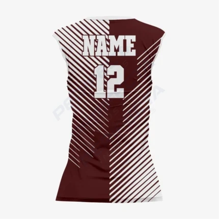 Alternative view of Dark Brown Custom Softball Sleeveless V Neck Uniform/Kit
