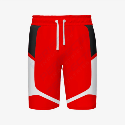 Custom Wrestling Regular Shorts in Red/White