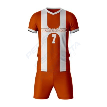 Custom Flag Football Uniform Set in Rust