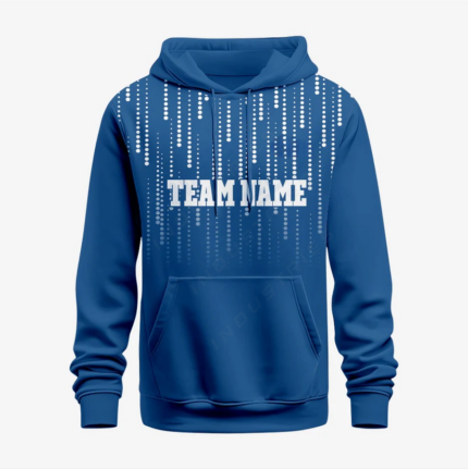 Personalized Wrestling Hoodie in Dark Blue