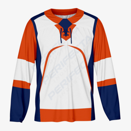 Custom Orange Ice Hockey Jersey – Pro Quality