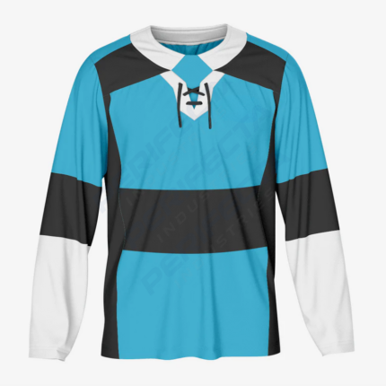 Custom Bondi Blue Ice Hockey Jersey – Pro Quality