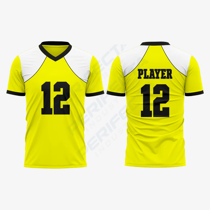 Custom Football Fan Jersey - Yellow
