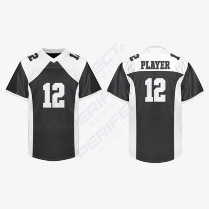 Customized Black Football Practice Jersey – Men & Women