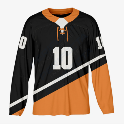 Bronze/Black Personalized Ice Hockey Jersey – Team Wear