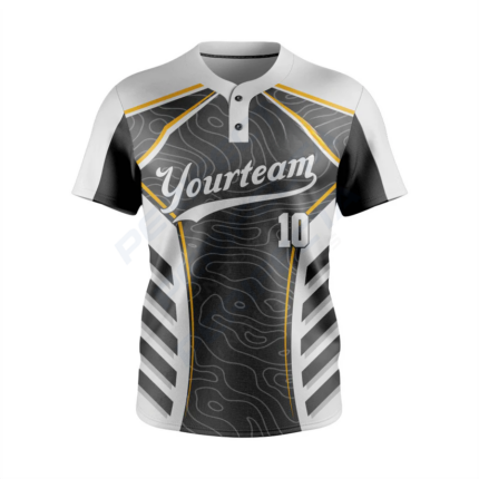 Baseball 2 Button Jersey Art No.75