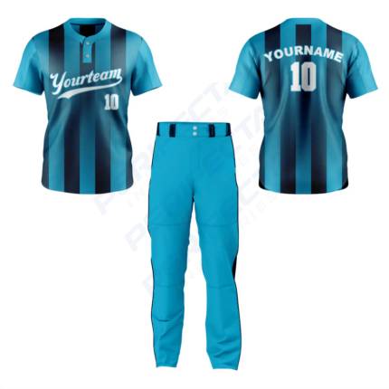 Alternative view of Baseball 2 Button Jersey Art No.78