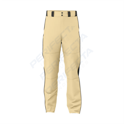 Premium Custom Baseball Pant in Peach Yellow from Perifecta Industries