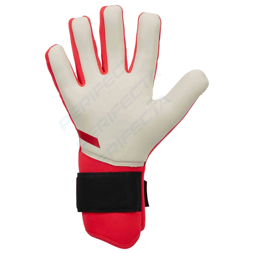 Phantom Shadow Goalkeeper Gloves – Bright Crimson & Black with Black - Image 2