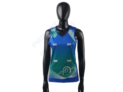 Custom Women’s Netball Singlet with Velcro