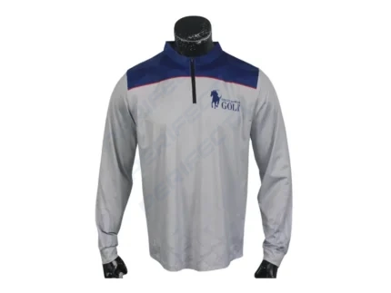 Custom Men’s 1/4 Zip Golf Long Sleeve Shirt